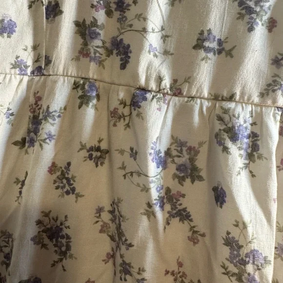 Trixxi Cream and Blue Floral Maxi Dress - Picture 2 of 5